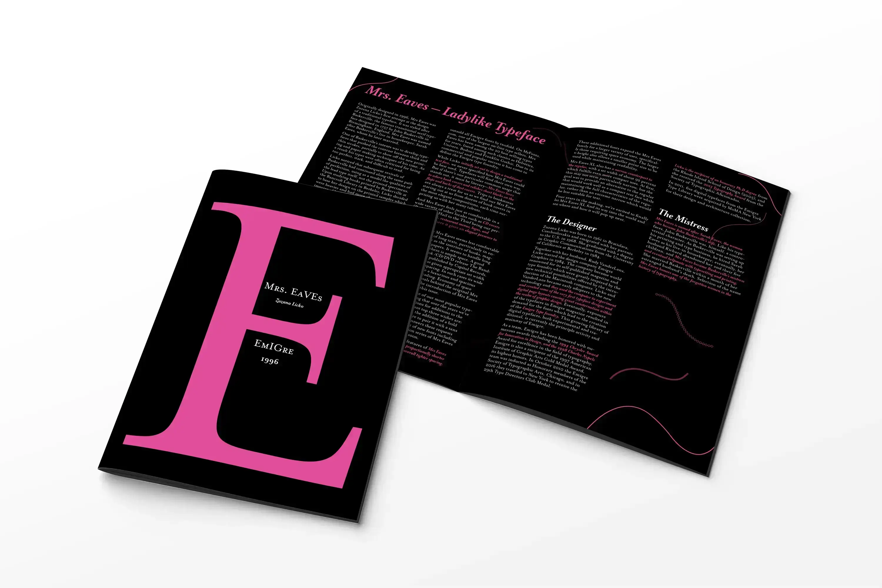 Specimen Booklet Mockup