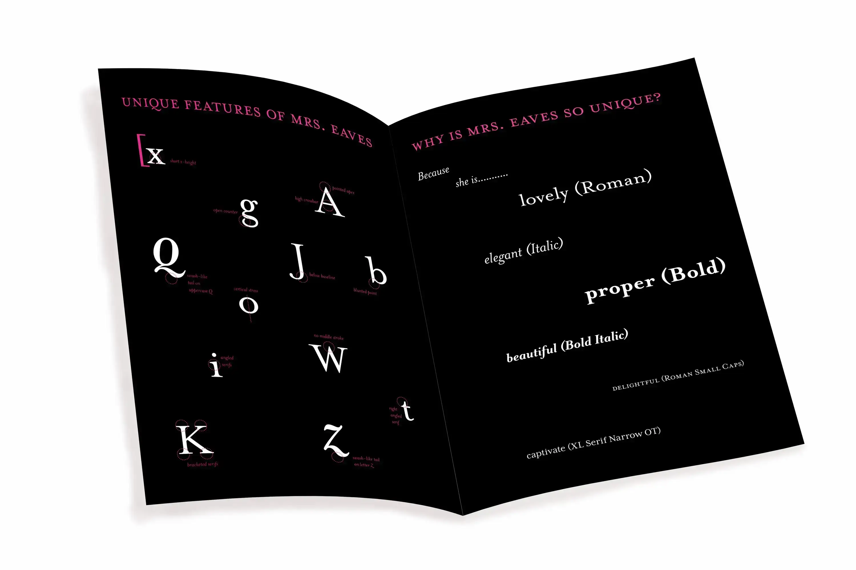 Specimen Booklet Page Four and Five