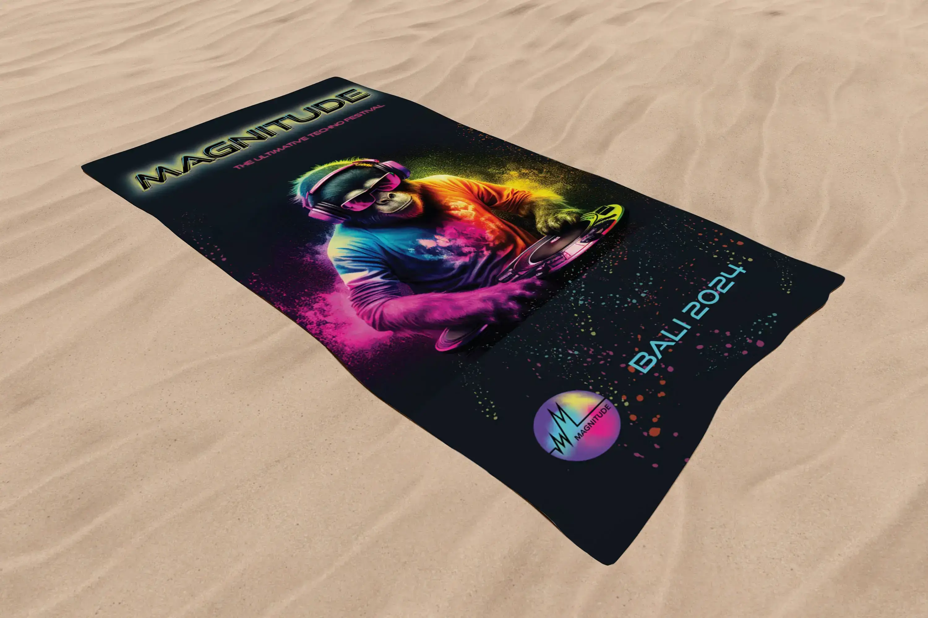 Festival beach towels