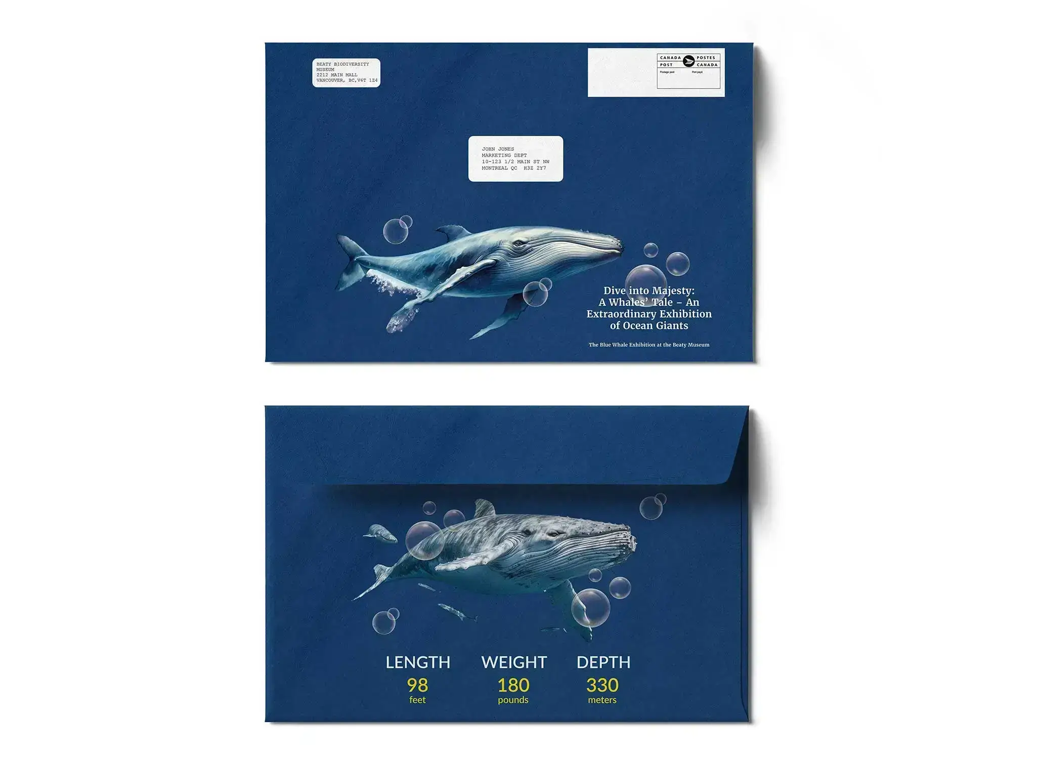 Envelopes for the Museum Brochure